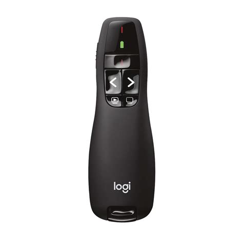 910-001356 - Logitech Wireless Presenter R400 Red Laser Pointer  Up to 15 metre (2 4GHz) range  storable wireless USB receiver 